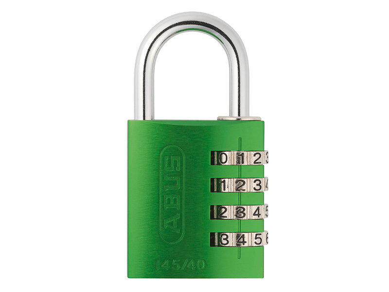 ABUS 49531 145/40 40mm Aluminium Combination Padlock Green 49531
