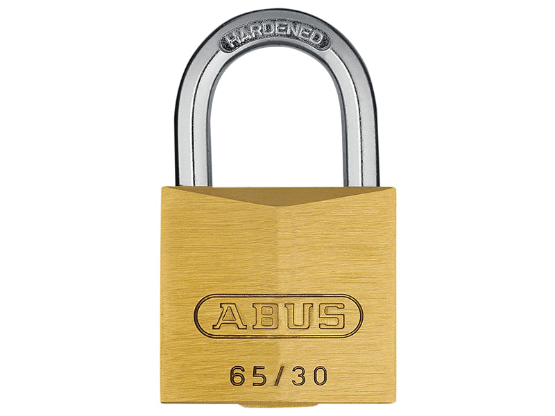 ABUS 11977 65/30mm Brass Padlock Keyed Alike 6304