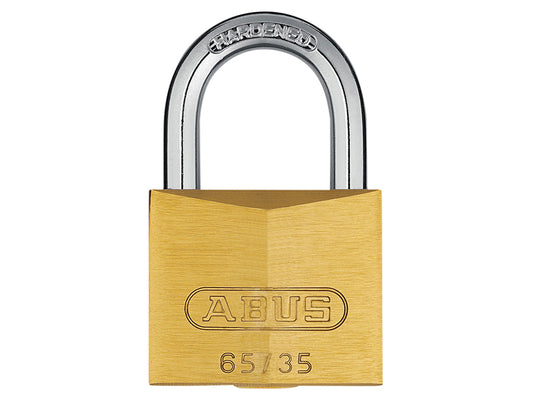 ABUS 02833 65/35mm Brass Padlock