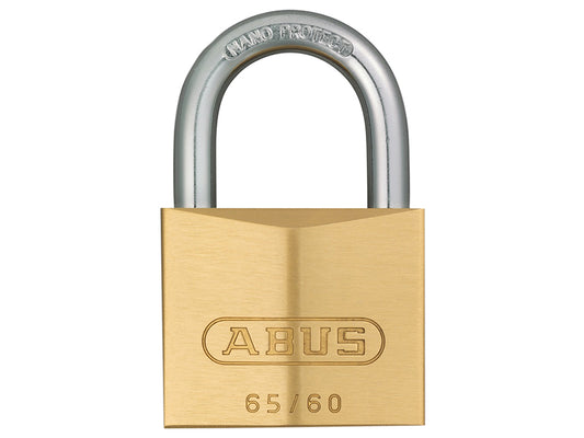 ABUS 12008 65/60mm Brass Padlock Keyed Alike 6603