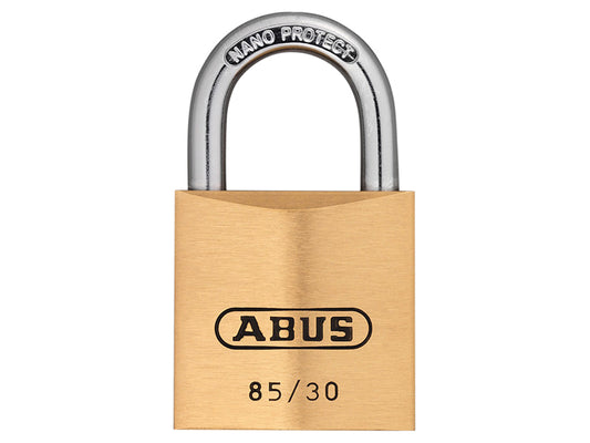 ABUS 35432 85/30mm Brass Padlock Carded