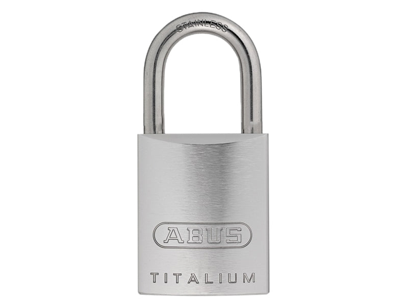 ABUS 27779 86TIIB/45mm TITALIUM� Padlock Without Cylinder Stainless Steel Shackle