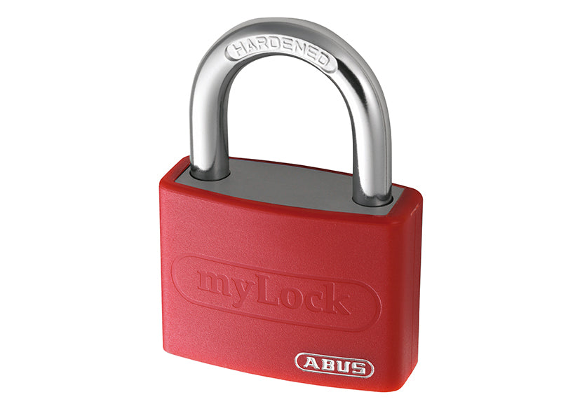 ABUS 49940 T65AL/40mm My Lock Aluminium Padlock Red Keyed Alike 6401