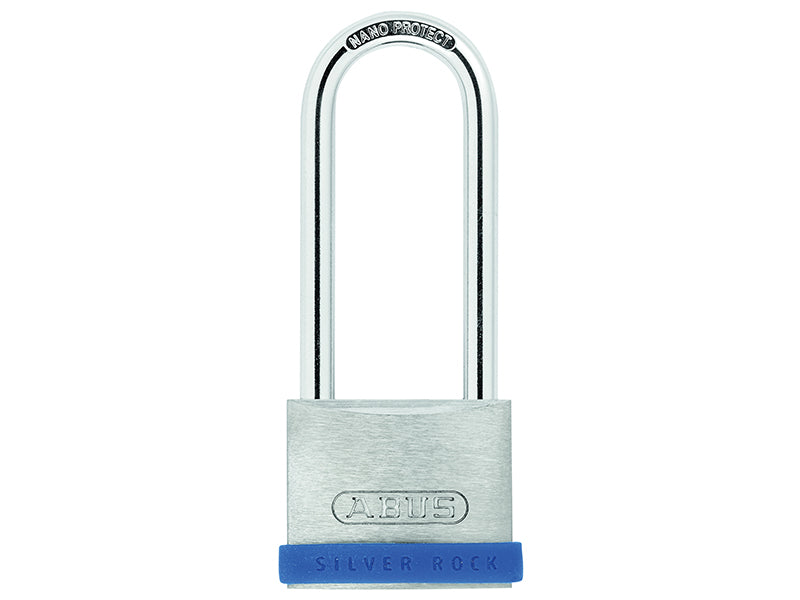 ABUS 80882 40mm Silver Rock� 5 Padlock Long Shackle 63mm Keyed Alike