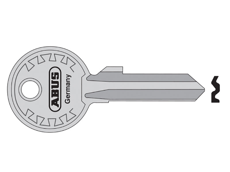 ABUS 12874 24-26-28 Right Hand 4/5 Key Blank