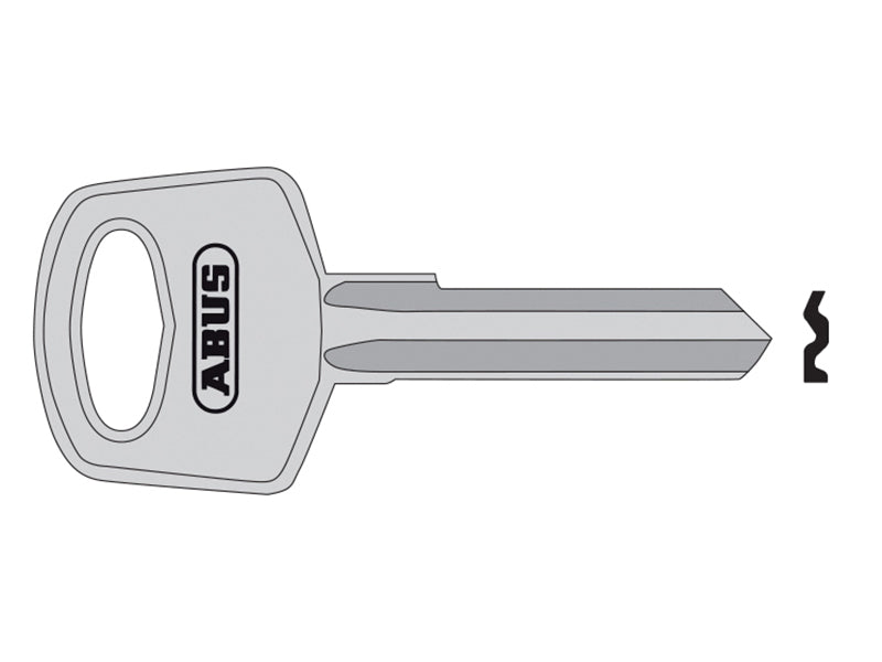 ABUS 20066 34 Right Hand 6 Pin Key Blank