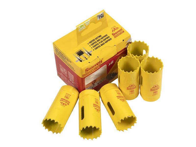 STR FCH0100-6 Fast Cut Bi-Metal Holesaw 25mm Bulk Pack of 6