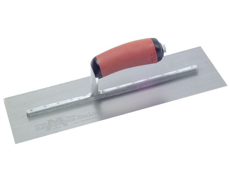 Marshalltown MPB14SSD MPB14SSD Pre-Worn PermaShape® Finishing S/S Trowel DuraSoft® Handle 14 x 5in