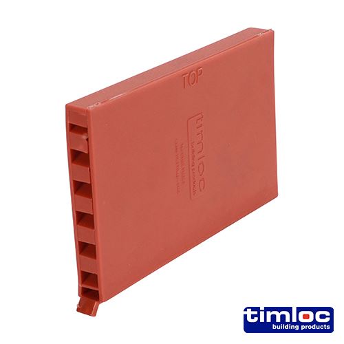 TIMCO Cavity Wall Weep Vent Terra 65 x 10 x 100 Pack 50