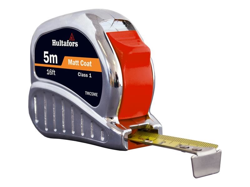HUL TM5ME Chrome Tri-Matic Pocket Tape 5m/16ft (Width 19mm)