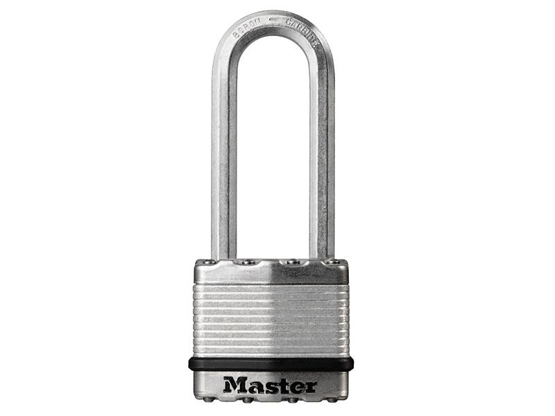 MasterLock M1EURDLJ Excell� Laminated Steel 45mm Padlock - 64mm Shackle