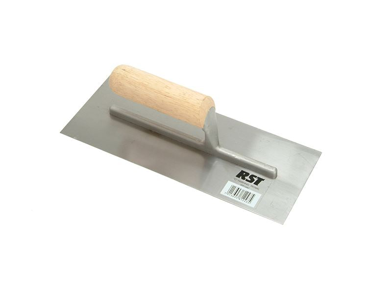 R.S.T. RTR124C Plasterer's Finishing Trowel Straight Wooden Handle 11 x 4.1/2in