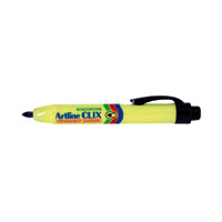 Artline Clix Ret Perm Markr Blk Pk12