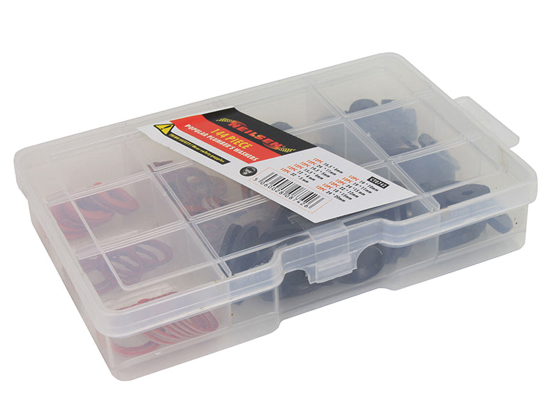 ArcticHayes 557000 Popular Plumbers Washer Kit 144 Piece