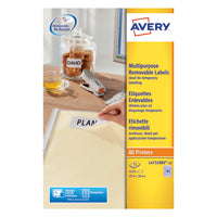 Avery Remv Lsr Lbls Wht 189L/Sh Bx25
