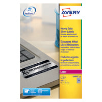 Avery Heavy Duty Silver Laser Labels