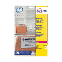 Avery Waterproof Labels 199x143 Pk25
