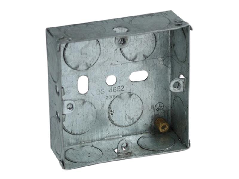AxiomElectrical MB125 Metal Socket Box 25mm (Pack 10)