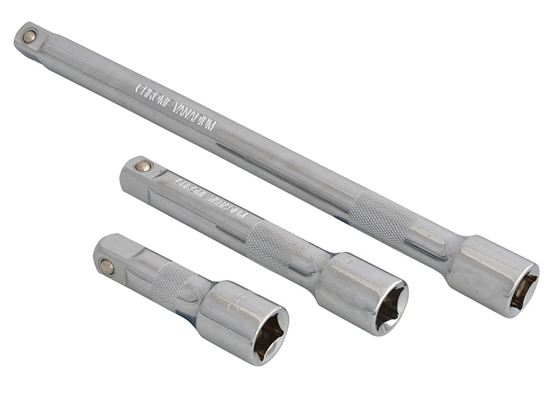 BlueSpotTools 02070 1/2in Square Drive CV Extension Bar Set 3 Piece