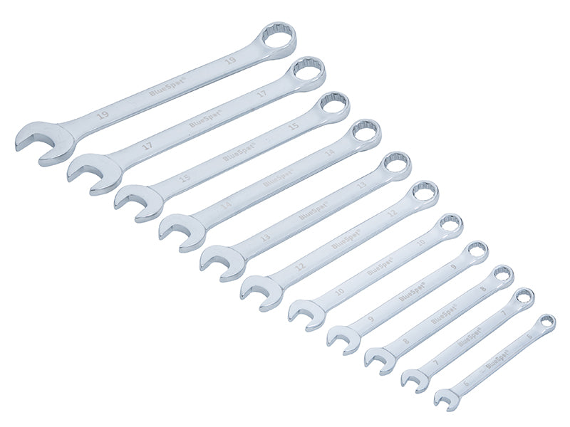 BlueSpotTools 04111 Combination Spanner Set, 11 Piece