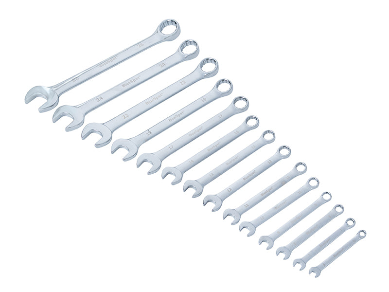 BlueSpotTools 04125 Combination Spanner Set, 14 Piece