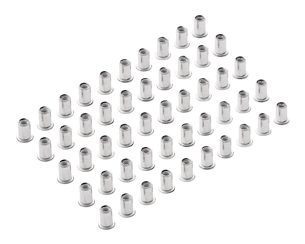 Draper THREADED INSERT RIVNUT M6X50 04053 Zinc Plated Threaded Insert Rivet Nuts