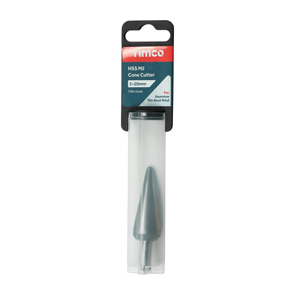 TIMCO Cone Cutter M2 HSS 5-20mm Pack 1