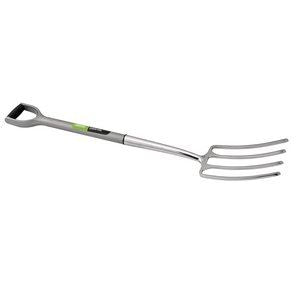 83753 Draper Extra Long Stainless Steel Garden Fork with Soft Grip QFS-EL/I Digging Forks Professional Trade DIY Workshop Garage Use