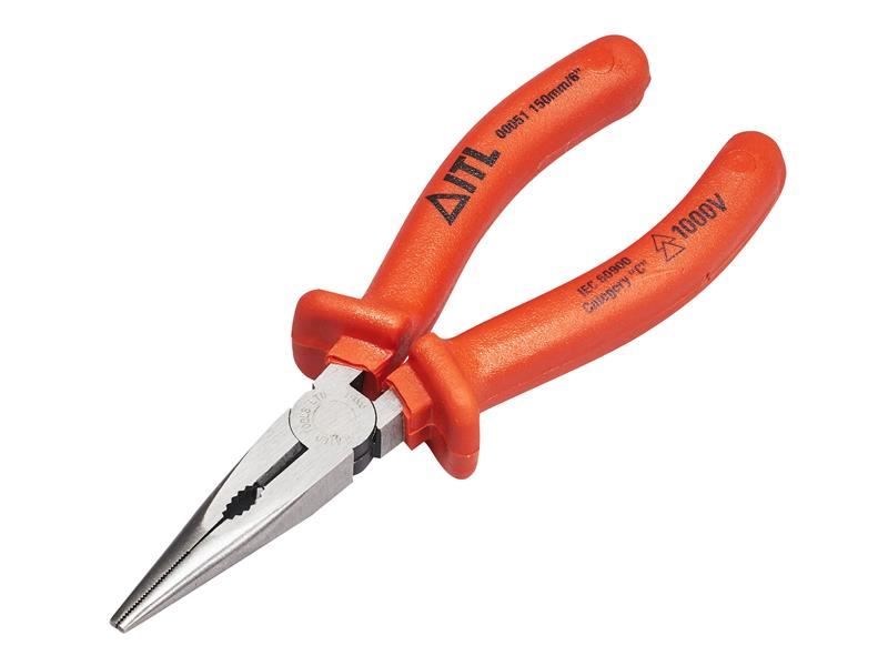 ITLInsulated UKC-00051 Insulated Snipe Nose Pliers 150mm