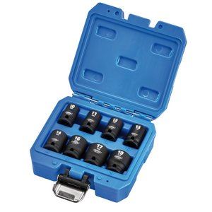Draper 8PC 3/8" SQ.DR IMPACT SOCK.SET Draper HI-TORQ® Metric Impact Socket Set, 3/8" Sq. Dr. (8 Piece)