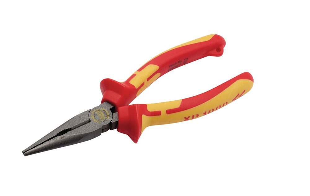 Draper 160MM L/NOSE PLIERS (TETHERED) 99067 99067 VDE Long Nose Pliers