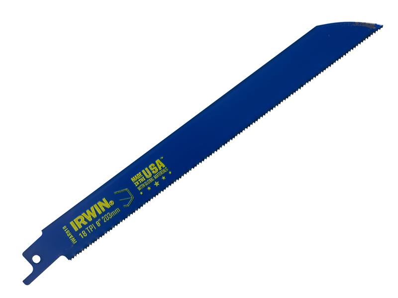 IRW 818R Sabre Saw Blade Metal Cutting 200mm 18 TPI Pack of 25