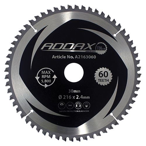 TIMCO TCT -5 Degree Sawblade 216 x 30 x 60T Pack 1