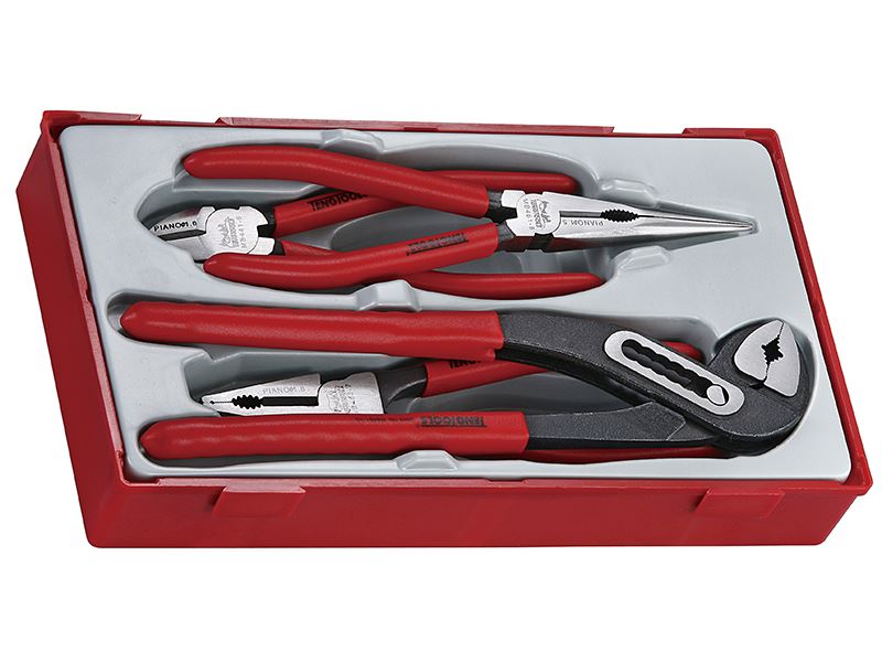 Teng TT440 TT440 Mega Bite Pliers Set, 4 Piece