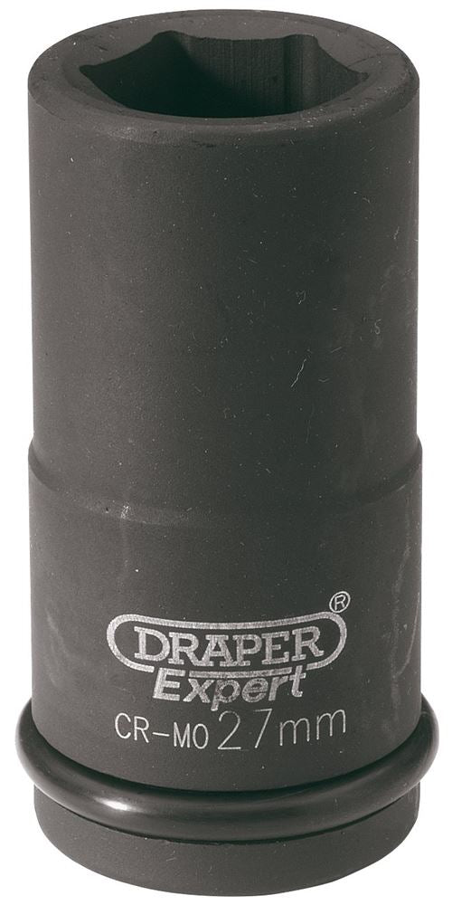 Draper 27MM IMP.DEEP SCKET 3/4DR 71908 3/4" Sq. Dr. Draper Expert HI-TORQ® Metric Deep Impact Sockets