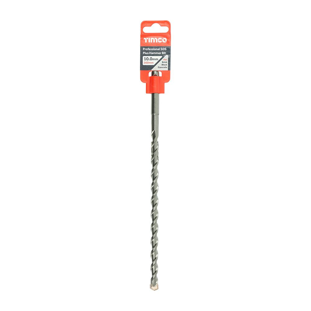 TIMCO Pro SDS Plus Hammer Bits (PGM) 10.0 x 260 Pack 1