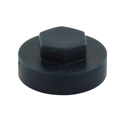 TIMCO Hex Cover Cap - Anthracite 16mm Pack 1000