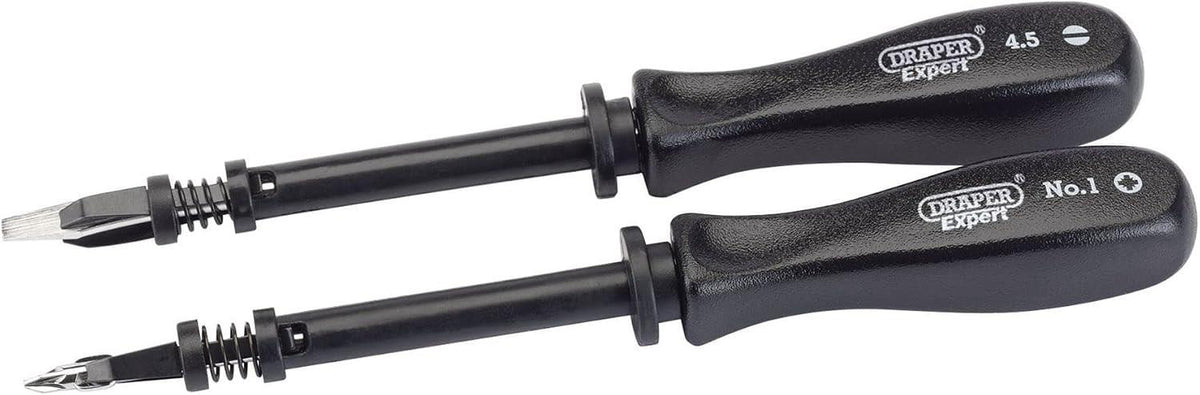 27591 Draper Expert Expert Screw Holding Mechanics Screwdriver Set (2 Piece) 939SH/SET Mechanics Screwdrivers Professional Trade DIY Workshop Garage