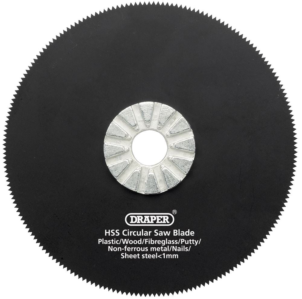DRAPER 26074 - HSS Circular Saw Blade 88mm Dia. x 18tpi
