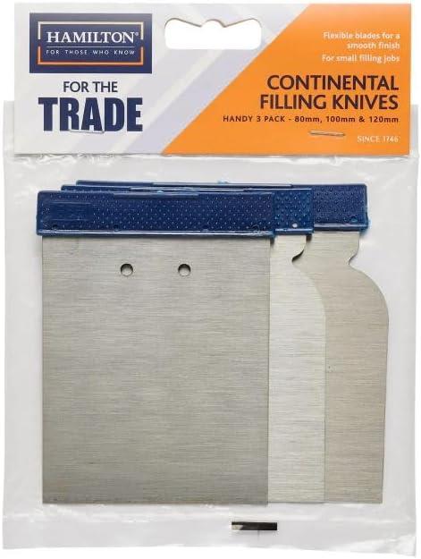 For The Trade Continental Filling Knives - 3 Pack | Decorating Tools, Paint Brushes, Rollers & Accessories