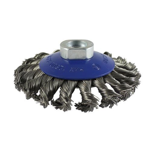 TIMCO Grinder Twist SS Bevel Brush 100mm Pack 1