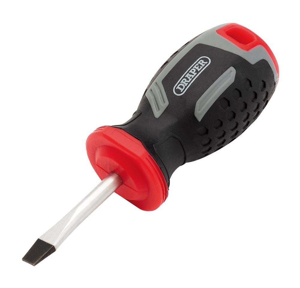 Draper SL5.5X38MM SLOTTED SCREWDRIVER Slotted Soft Grip Screwdrivers