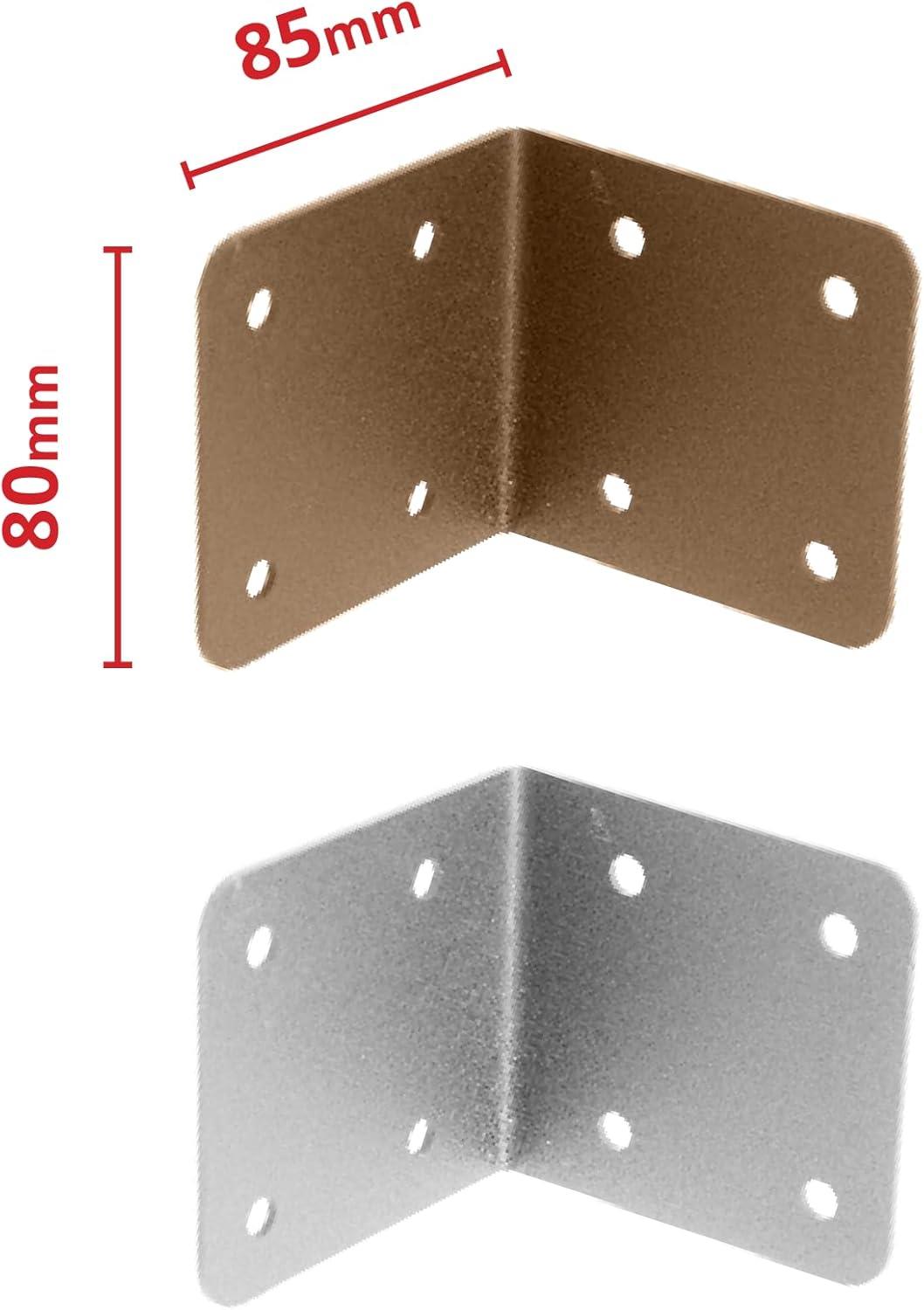 Perry 4717 SleeperSecure Internal Sleeper Corner Support Bracket for Timber Railway Sleepers Garden Borders Raised Beds Landscaping and Retaining Walls
