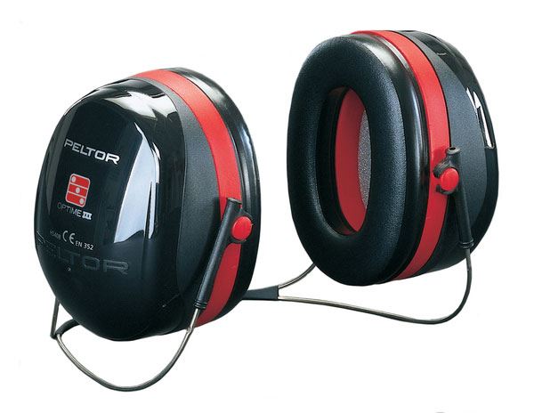 3M PELTOR OPTIME 3 EAR DEFENDERS NECKBAND BLACK