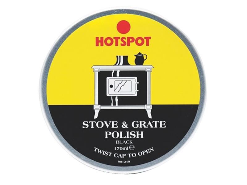 Hotspot HS201100 Black Stove & Grate Polish Tin 170g