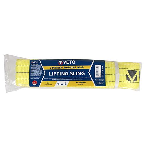 TIMCO Lifting Sling 3000kg / 3Tonnes 3m x 90mm Pack 1
