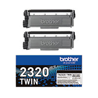 Brother TN2320 Toner Twin Pack Black