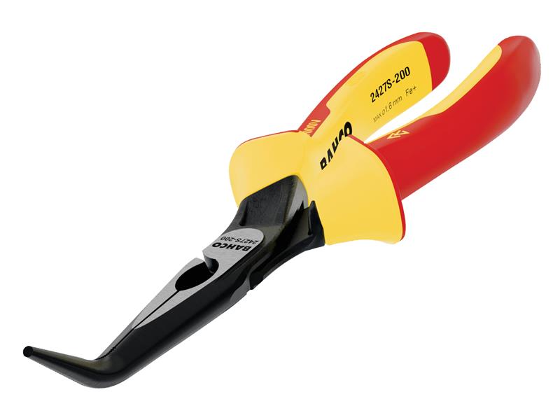 Bahco 2427 S-160 2427S ERGO™ Insulated Bent Nose Pliers 160mm (6.1/4in)