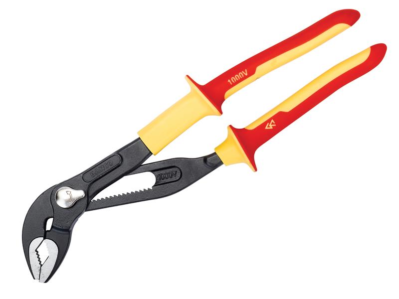 Bahco 7224S VDE Quick-Adjust Water Pump Pliers 250mm - 44mm Capacity