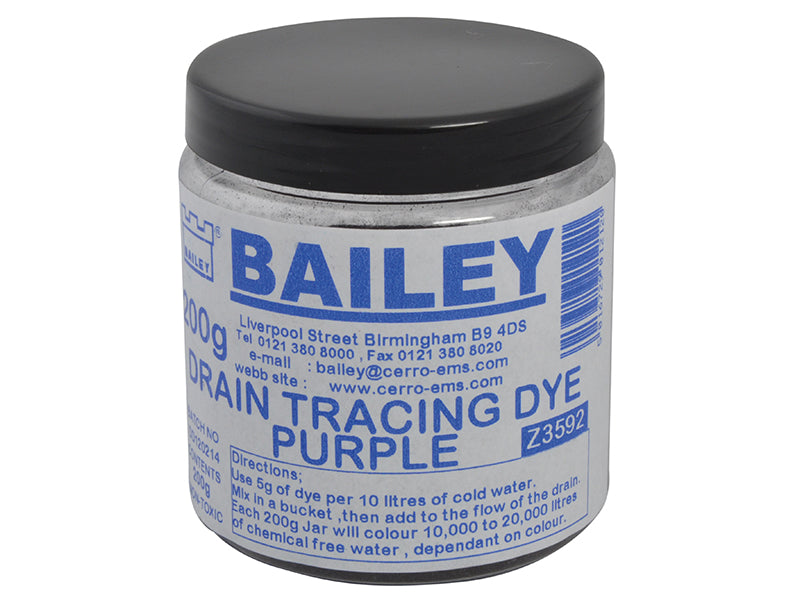 Bailey 3592 3592 Drain Tracing Dye - Purple
